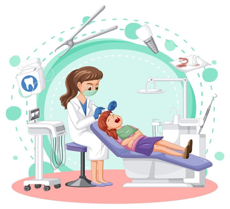Child at dentist